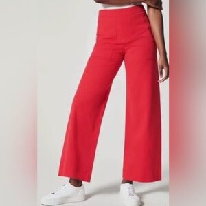 SPANX On the Go Wide Leg Cropped Pant. NWT